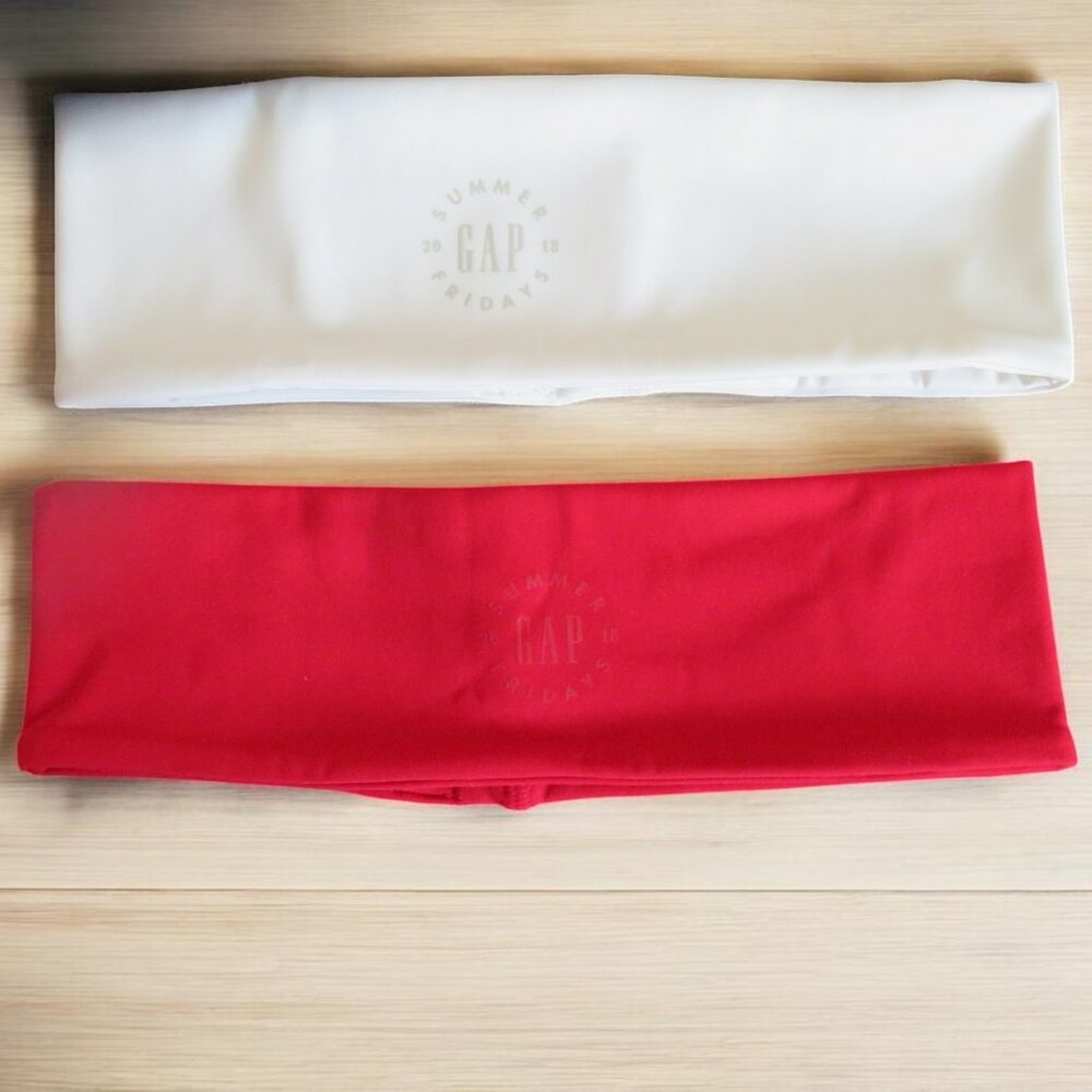GAP Women's Red and White Headbands
